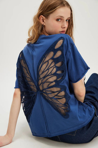 ✨This Week's Special Price ❤️Butterfly Backless Shirt