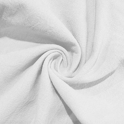 Men's two-piece set in cotton linen: top and trousers