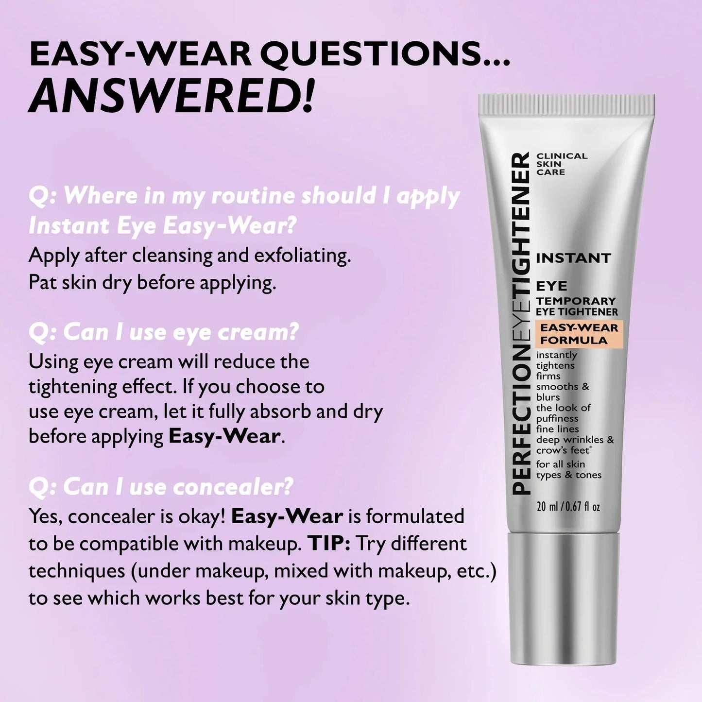 🔥Final 3 Hours: 60%OFF🎁Instant Eye Tightener Easy-Wear Formula With Brush Free